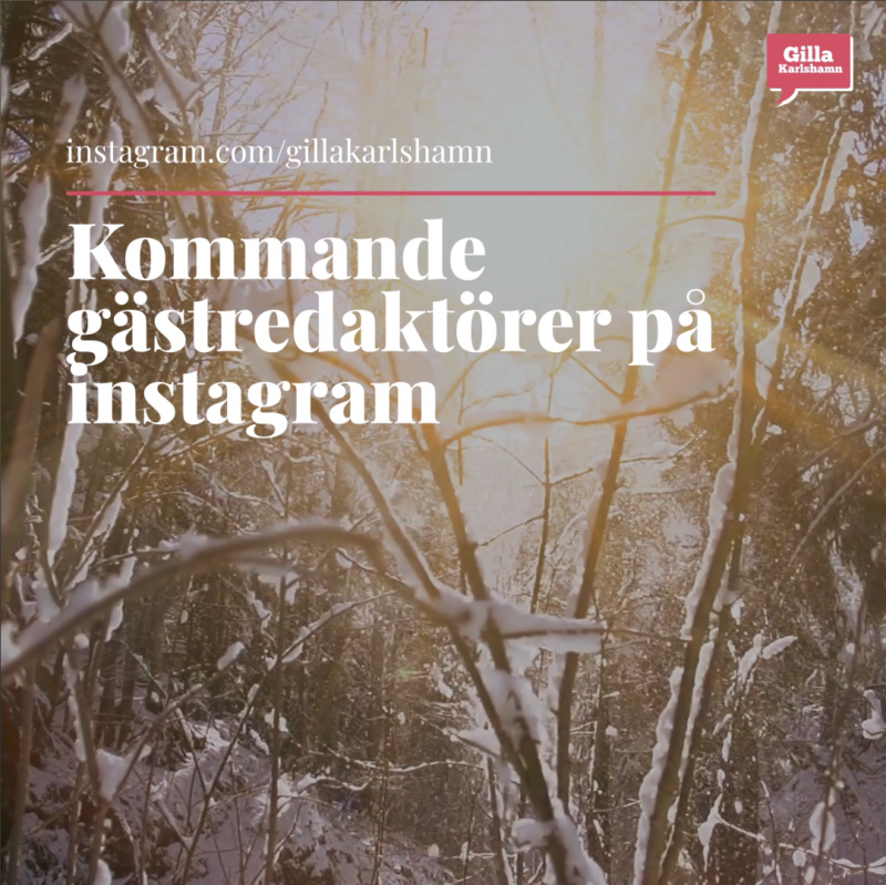 Årets sista gästredaktörer