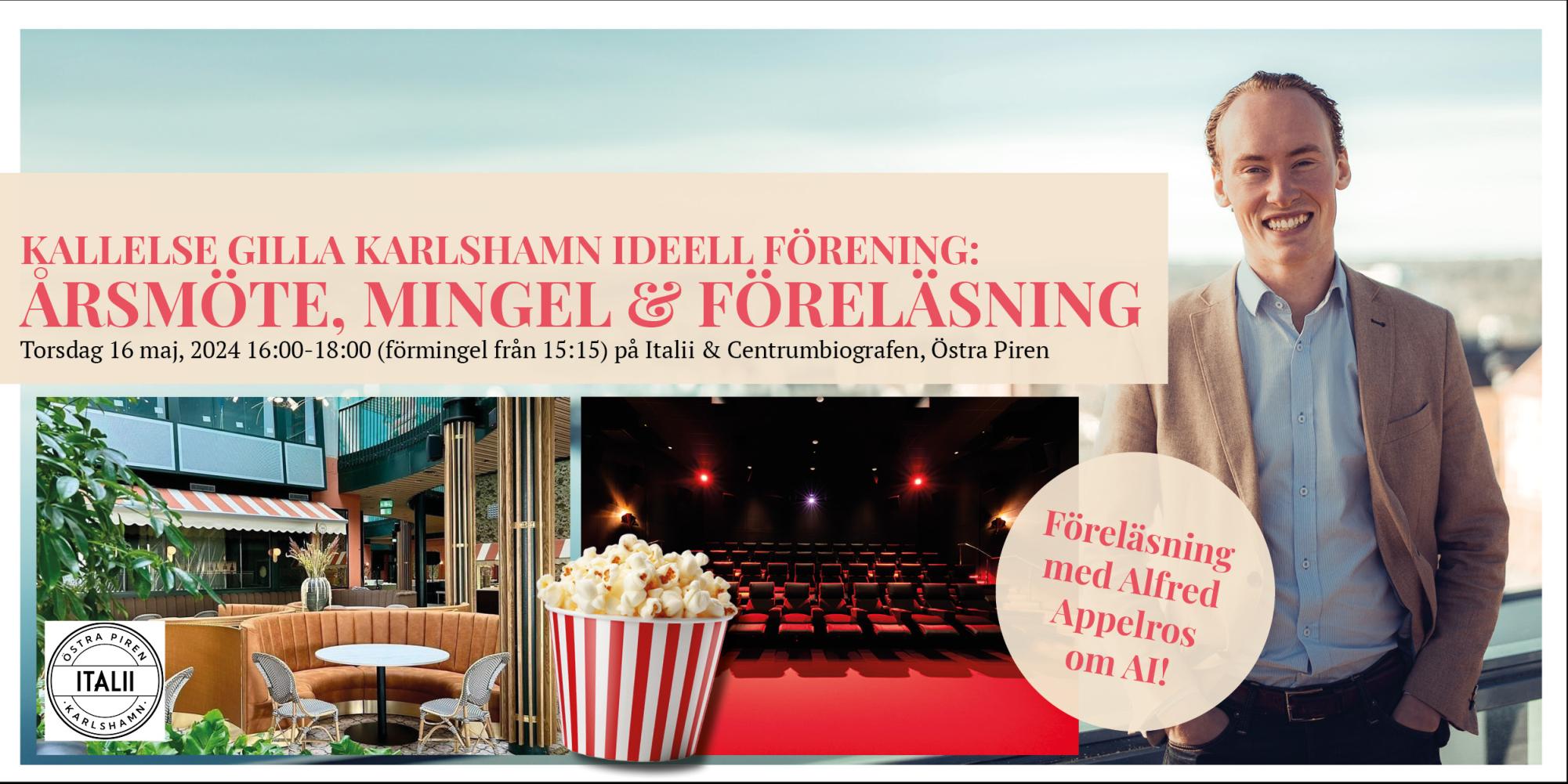 Kallelse till Årsmöte Gilla Karlshamn Ideell Förening